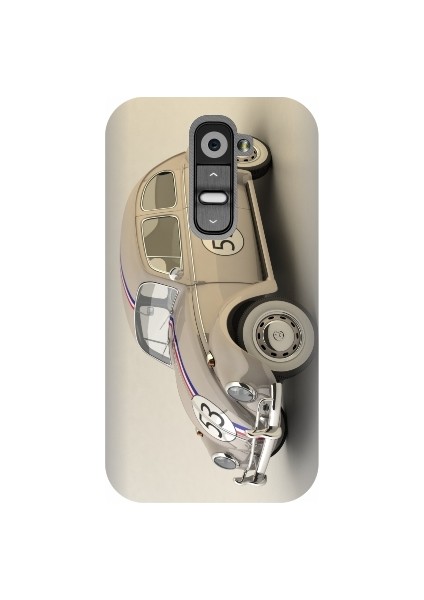 LG G2 Volkswagen Temalı Kapak Kılıf Kılıf + Ekran Koruyucu Cam