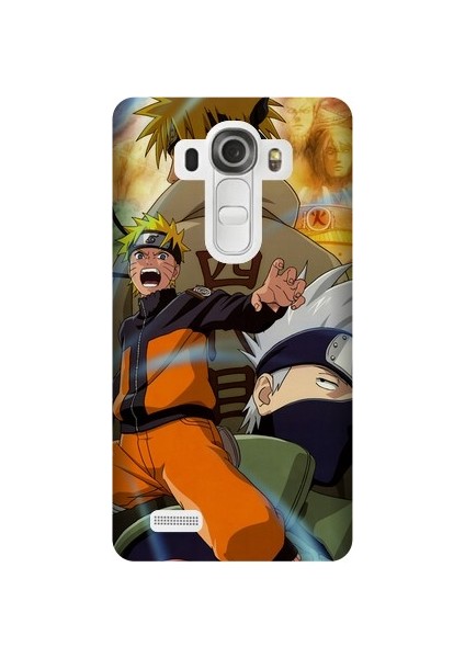 LG G4 Naruto Baskılı Kapak Kılıf + Ekran Koruyucu Cam