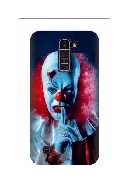 LG Stylus 2 Palyaço Baskılı Kapak Kılıf + Ekran Koruyucu Cam