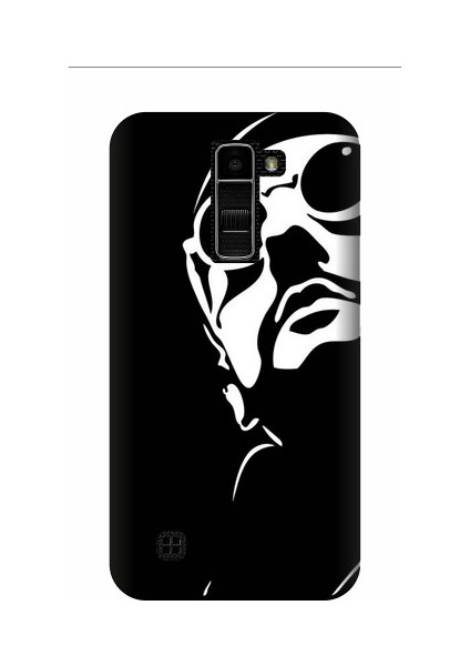 LG Sytlus 2 Leon Baskılı Kapak Kılıf + Ekran Koruyucu Cam