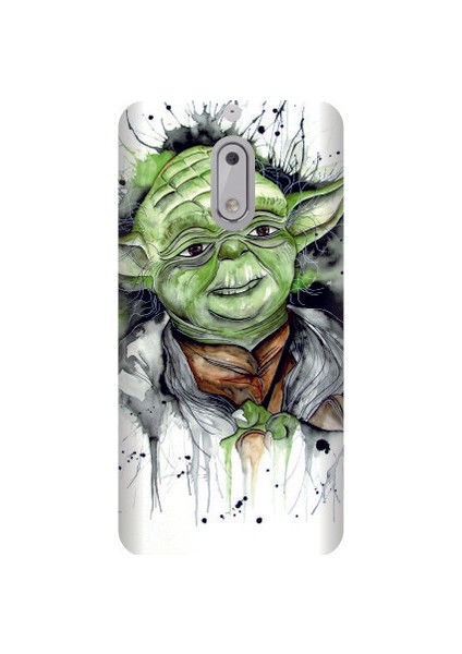 Nokia 6 Yoda Jedi Kapak Kılıf + Ekran Koruyucu Cam