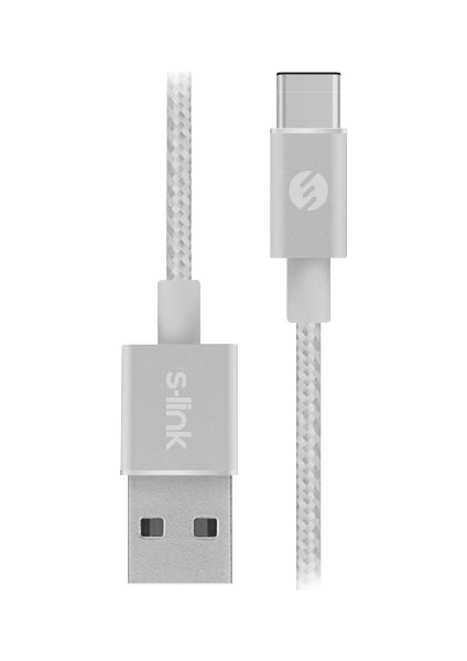 Swapp SW-C702 2A 1m Gri Type-C Data + Şarj Kablosu