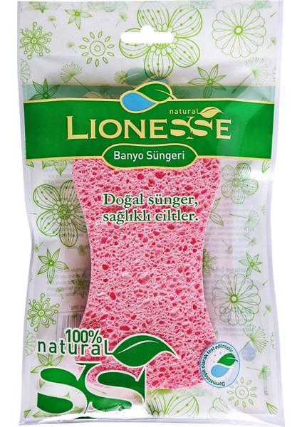 Doğal Banyo Süngeri 2092 (Pembe)