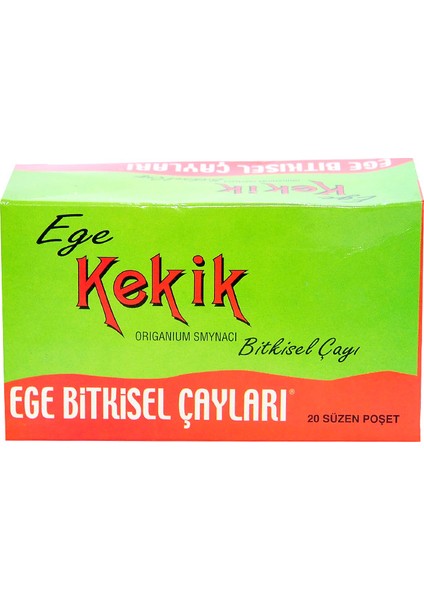 Kekik Otu Bitki Çayı 20 Süzen Poşet