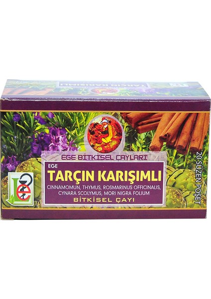 Tarçın Karışımlı Bitkisel Çay 20 Süzen Pşt