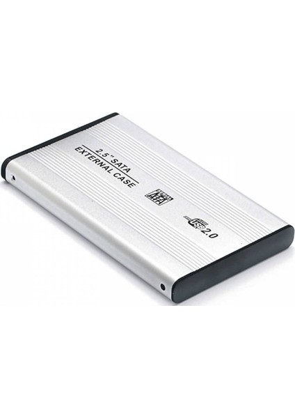 USB 2.5" Harici HDD Kutusu USB 2.0 Alüminyum