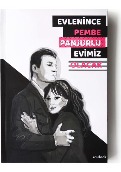 Pembe Panjur Noktalı Defter (A5)