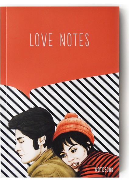 Love Notes Çizgili Defter (A5)