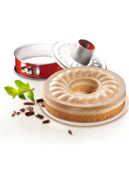 J1642614 DeliBake Savarin Kelepçeli Kek Kalıbı 25 cm - 2100104740