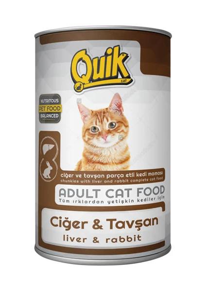 Kedi Ciğer-Tavşan Konservesi 415 Gr