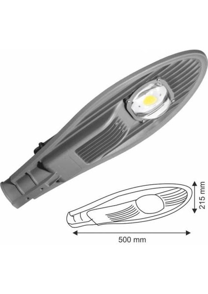 Cob 50W Led Sokak Armatür