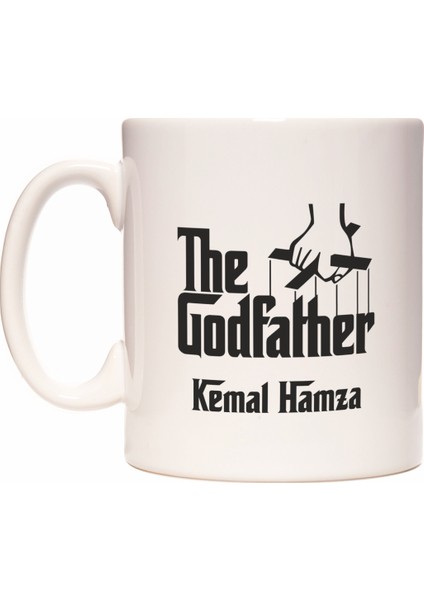 Rockn Fox The Godfather Baba Kişiye İsme Özel İsim Yazılabilir Babalar Günü Kupa Bardak