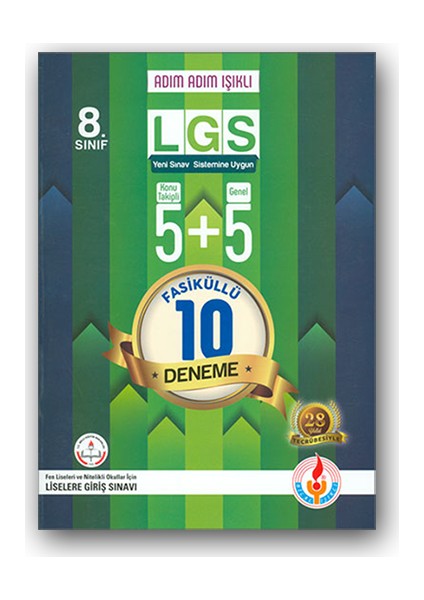 Bilal Işıklı 8.Sınıf Lgs Adım Adım Işıklı 10 Fasiküllü Deneme