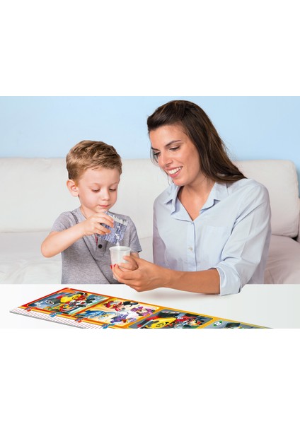 30 Maxi Parça Boy Ölçer Puzzle Mickey