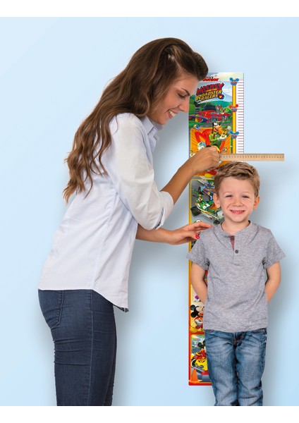30 Maxi Parça Boy Ölçer Puzzle Mickey