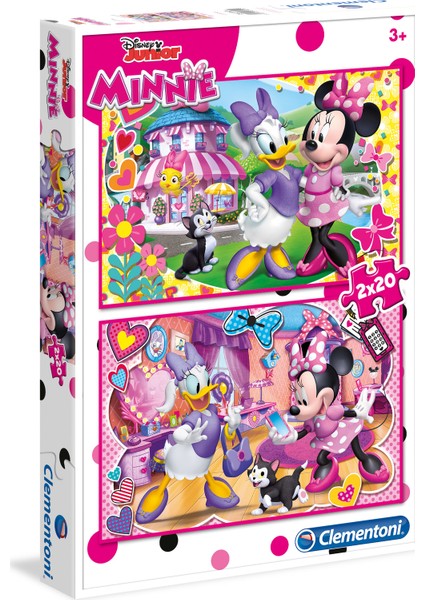 2x20 Parça Puzzle Minnie S.C.