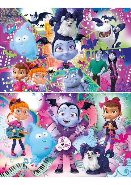 2x20 Parça Puzzle Vampirina S.C.