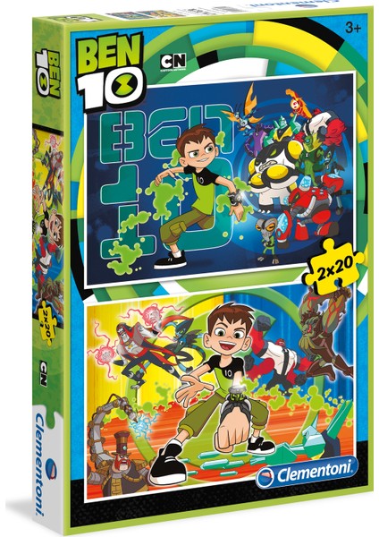 2x20 Parça Puzzle Ben 10 S.C.