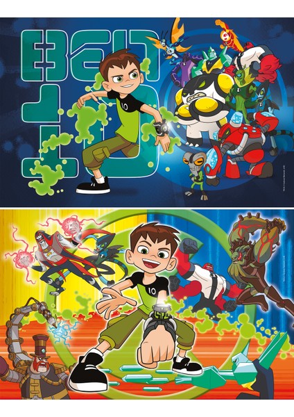 2x20 Parça Puzzle Ben 10 S.C.