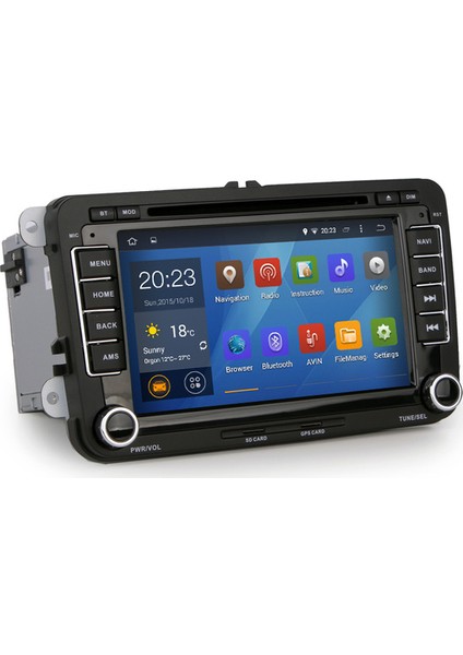 Passat cc jetta Golf 6*5 Polo Android 8*4 Gb Ram Navigasyon Multimedya Tv Usb Oem
