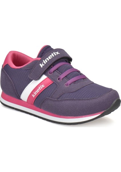 Payof Mor Fusya Beyaz Kız Çocuk Sneaker