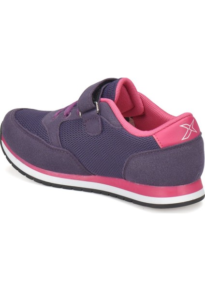 Payof Mor Fusya Beyaz Kız Çocuk Sneaker