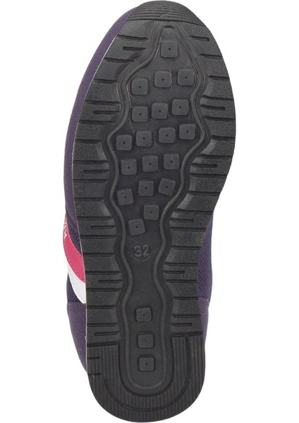 Payof Mor Fusya Beyaz Kız Çocuk Sneaker