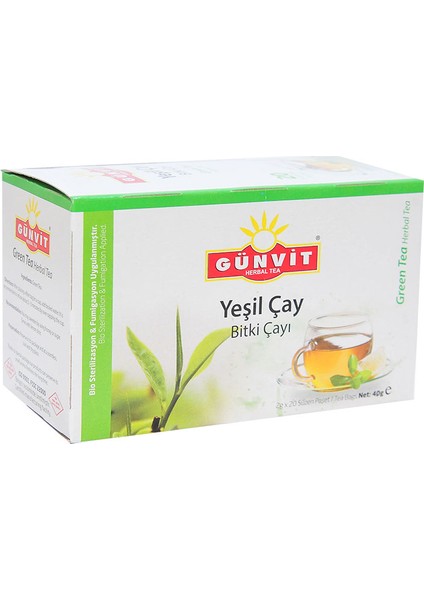 Yeşil Çay Bitki Çayı 20 Süzen Pşt