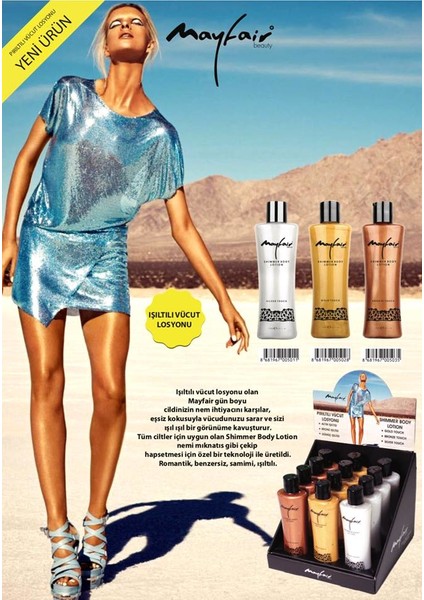 Beauty Gold Pırıltılı Vücut Losyonu modelleri