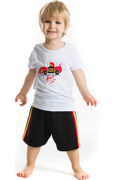 Baby Racer 03 Erkek Bebek T-shirt Şort Takım