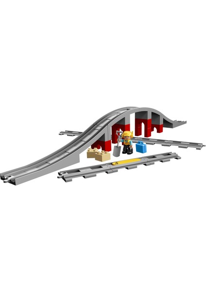 LEGO® DUPLO® Tren Köprü ve Rayları 10872 Yapım Oyuncağı