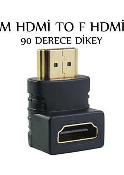 CoverZone M Hdmi To F Hdmi 90 Derece Dikey