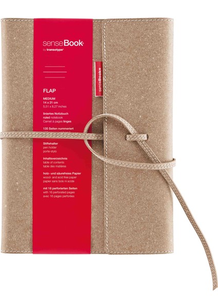 Sensebook Flap A5 - Çizgili