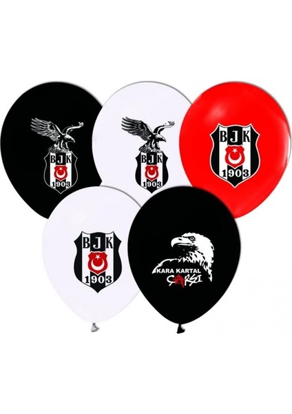 Lisanslı Beşiktaş Balonu 12'li Paket