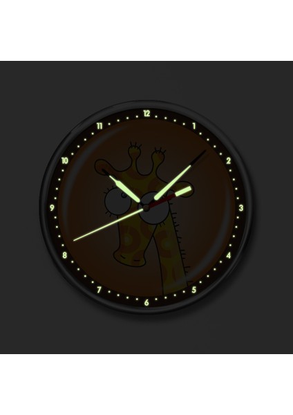 Premium Gece Parlayan Çocuk Odası Duvar Saati FS-1501 fiyatları