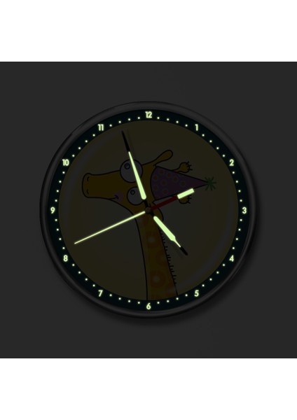 Premium Gece Parlayan Çocuk Odası Duvar Saati FS-1505 fiyatları