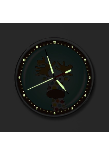 Premium Gece Parlayan Çocuk Odası Duvar Saati FS-1510 fiyatları