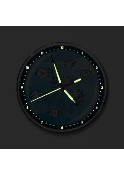 Premium Gece Parlayan Çocuk Odası Duvar Saati FS-1511 fiyatları