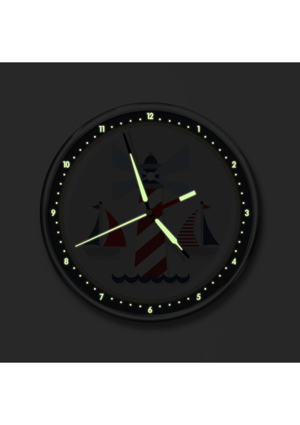 Premium Gece Parlayan Çocuk Odası Duvar Saati FS-1532 fiyatları