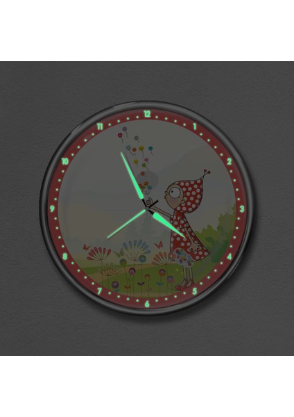 Premium Gece Parlayan Çocuk Odası Duvar Saati FS-1552 fiyatları
