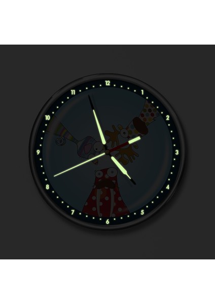 Premium Gece Parlayan Çocuk Odası Duvar Saati FS-1554 fiyatları