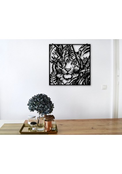 Bengal Kaplanı Metal Duvar Dekoru