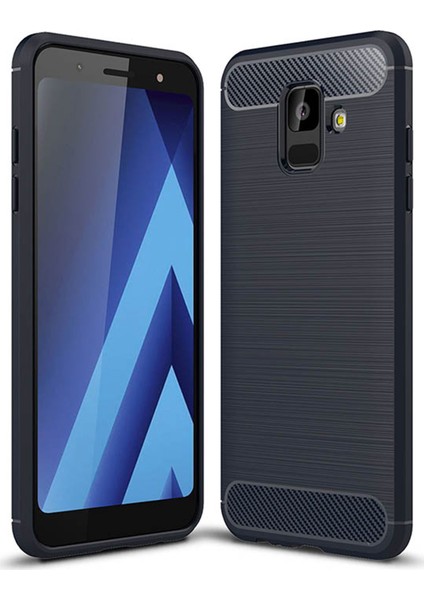 Samsung Galaxy A6 2018 Kılıf Room Silikon Lacivert
