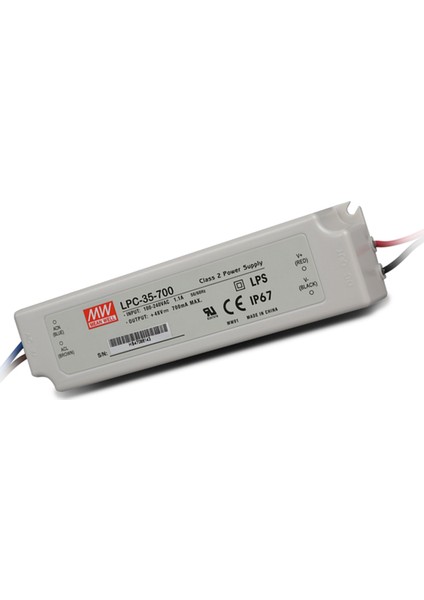 LPC 35 700 9 48 Volt 700 mA IP67 Adaptör