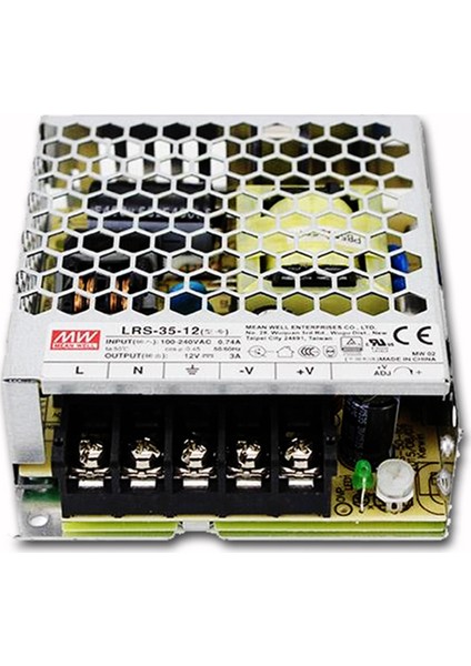 LRS 35 12 12Volt 0-3 Amper 36W Adaptör