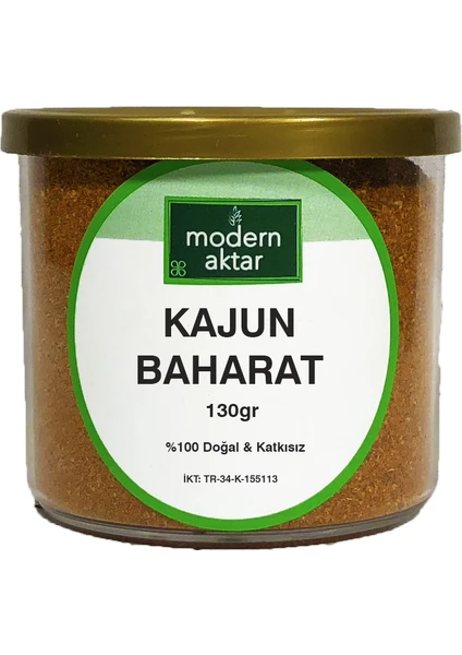 Modern Aktar Doğal Cajun Baharatı 130 gr (Cajun Seasoning)