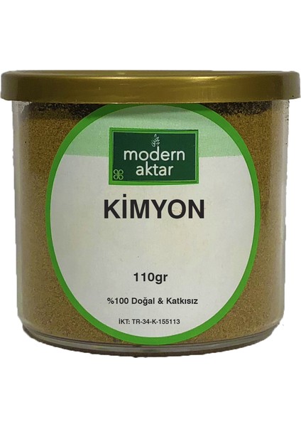 Modern Aktar Doğal Kimyon Toz 110 gr (Öğütülmüş)