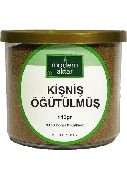 Modern Aktar Doğal Kişniş Toz 140 gr (Öğütülmüş)