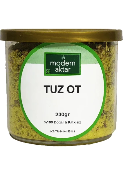 Modern Aktar Doğal Tuz ot 230 gr ( Sebzeli Tuz )