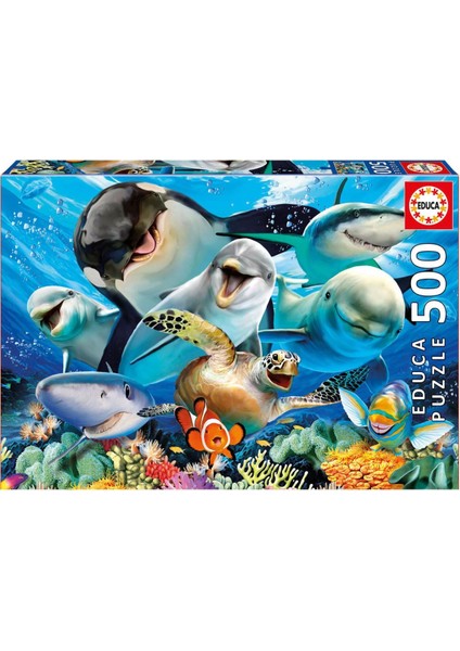 Underwater Selfies 500 Parça Puzzle